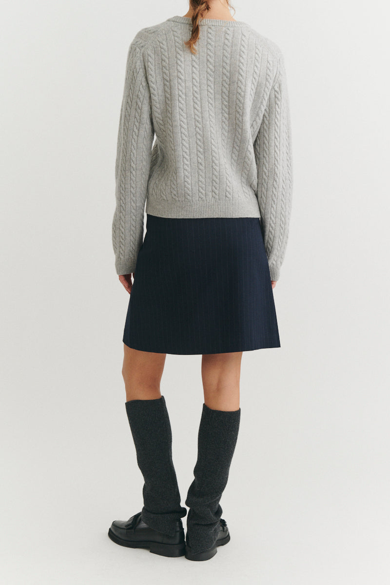 Basic Apparel Marjo Wrap Skirt Nederdele 606 Sky Captain